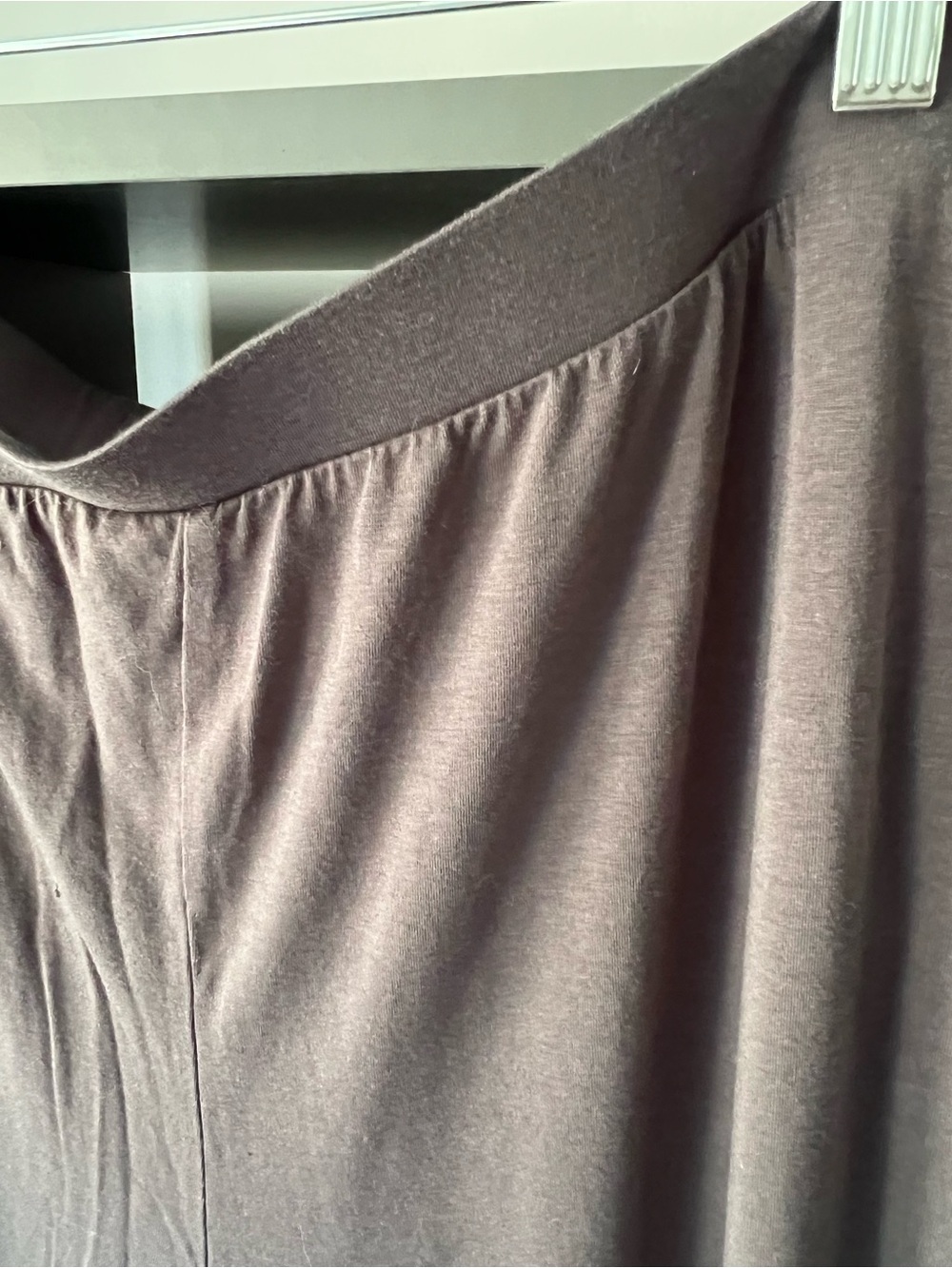 Joe Fresh Silky Wrap-Front Lounge Set in Charcoal - Picture 4 of 7